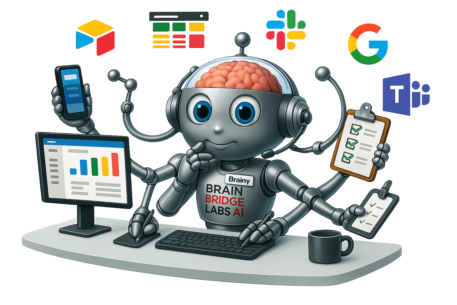 Brainy - At His Desk